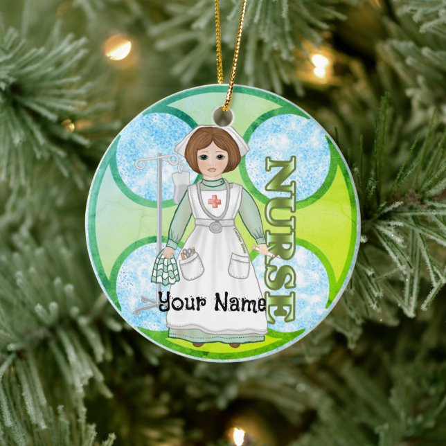 Healing nurse  ceramic tree decoration (Tree)