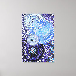 Healing Parakeet Canvas Print