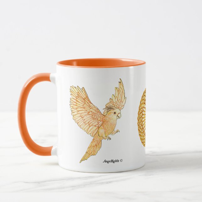 Healing Parakeet Mug (Left)