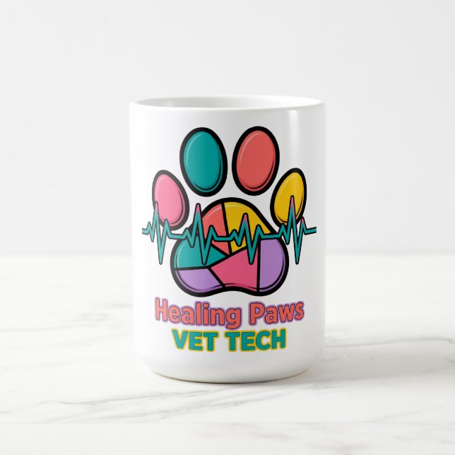Healing Paws Vet Tech Mug (Center)