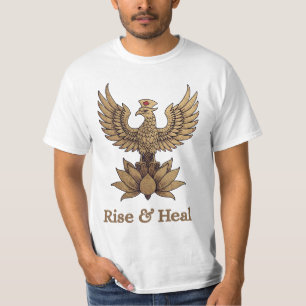 Healing Phoenix – “From Healing Flames, Care Bloss T-Shirt