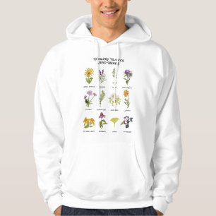 Healing Plants and Herbs Wild Flower Bohemian Gard Hoodie
