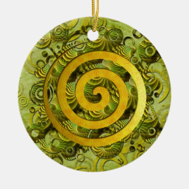Healing Power Ceramic Tree Decoration (Front)