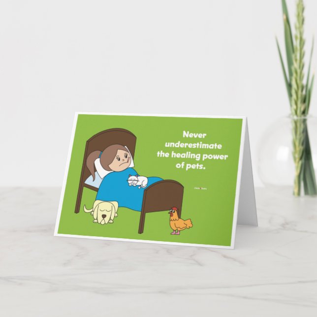 Healing Power of Pets - Greeting Cards (Front)