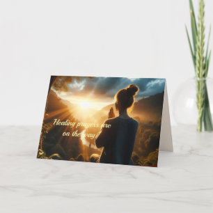 HEALING PRAYERS GET WELL CARD