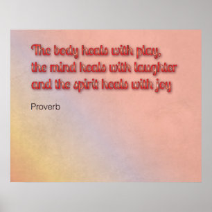 Healing Proverb Poster