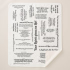 Healing Scriptures Blanket (CUSTOMIZABLE)