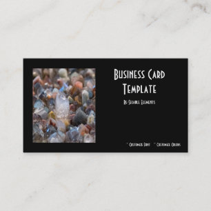 Healing Stones White Crystal Business Card