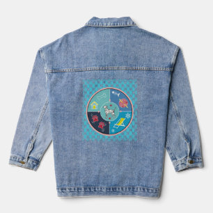 Healing therapy denim jacket