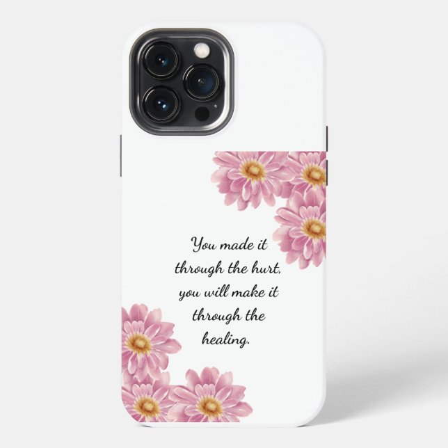 Healing Through Strength iPhone Case (Back)