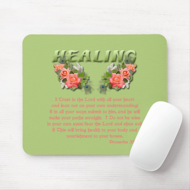 Healing Verse Mouse Mat (With Mouse)