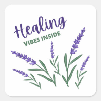 Healing Vibes Inside Sticker