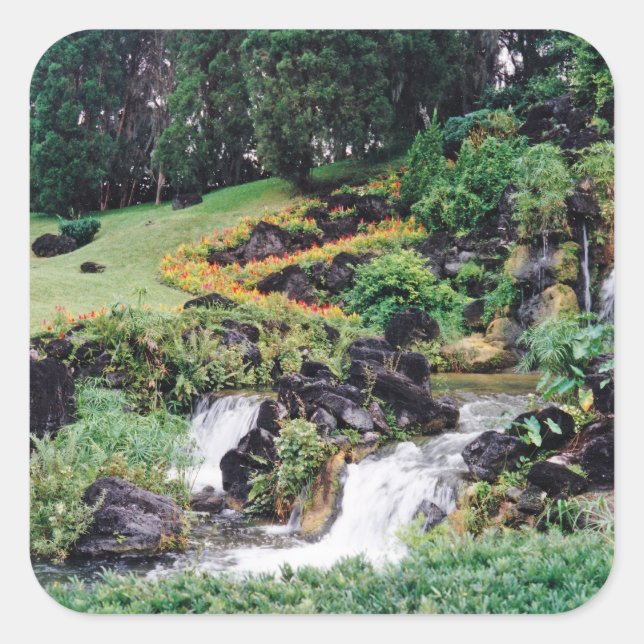 Healing Water Square Sticker (Front)