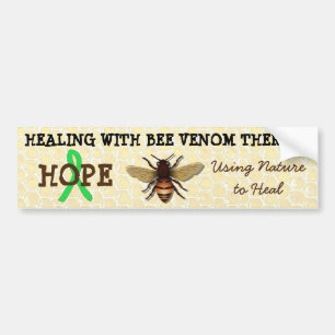 Healing with Bee Venom Therapy Bumper Sticker