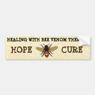 Healing with Bee Venom Therapy Bumper Sticker