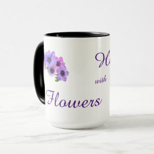 Healing with Flowers design Mug