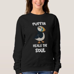 Heals The Soul Puffin Puffin Iceland Animal Sea B Sweatshirt