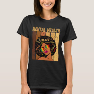 Health Afro African American Black History Month  T-Shirt