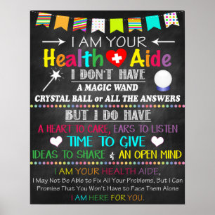 Health Aide Office Decor Poster
