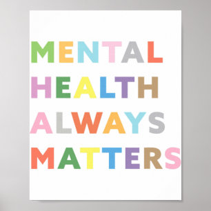 Health Always Problems Therapy Counseling Awarenes Poster