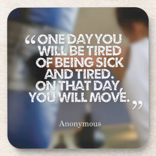 Health and Fitness Motivational Coaster