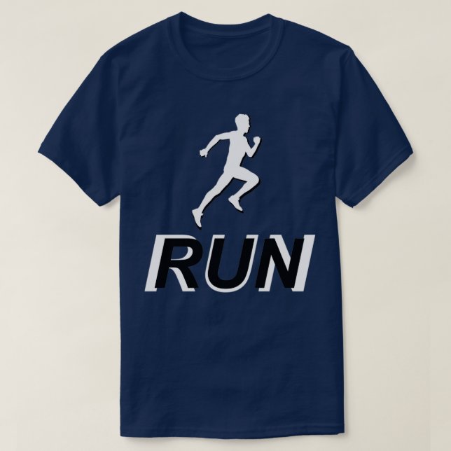 Health and fitness Run running T-Shirt (Design Front)