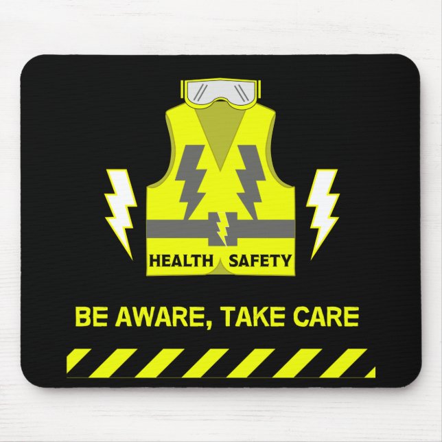 Health And Safety Gifts For Employees Mug Mouse Mat (Front)