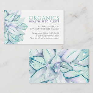Health and Wellness Business Cards