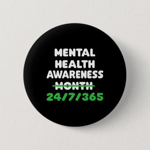 Health Awareness For Suicide Prevention 6 Cm Round Badge