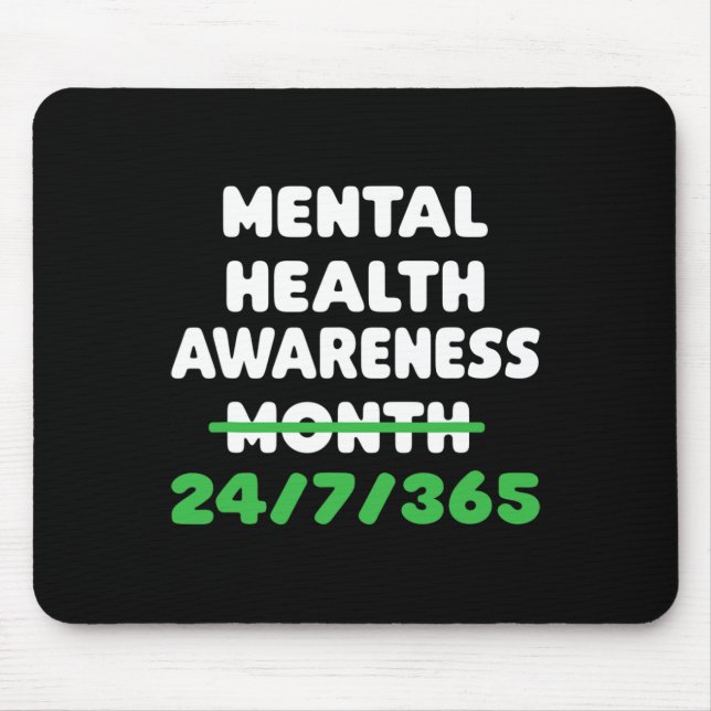 Health Awareness For Suicide Prevention  Mouse Mat (Front)