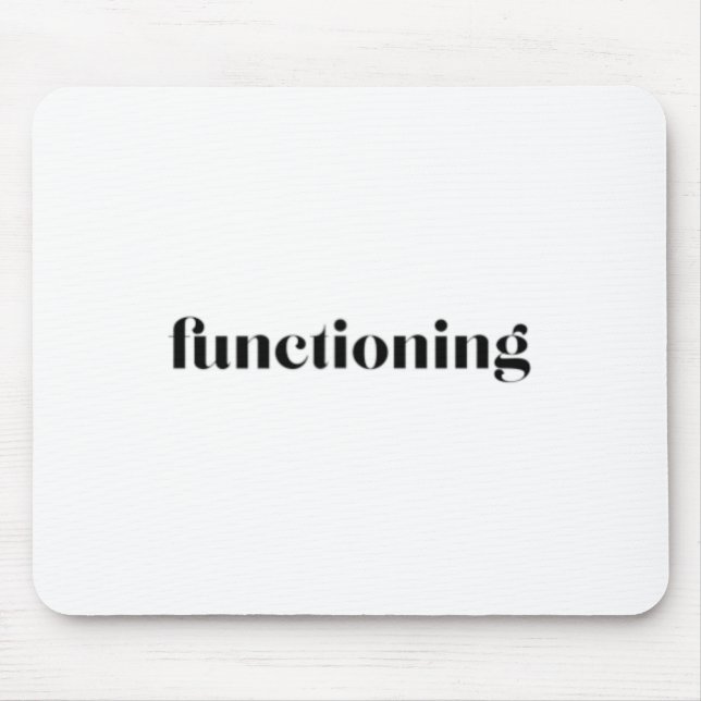 Health Awareness functioning  Mouse Mat (Front)