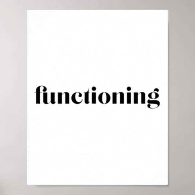 Health Awareness functioning  Poster (Front)