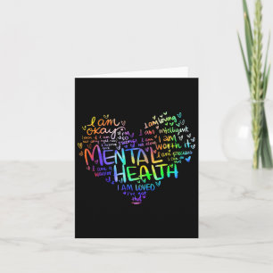 Health Awareness Gifts Depression 1 Card