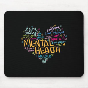 Health Awareness Gifts Depression Mouse Mat