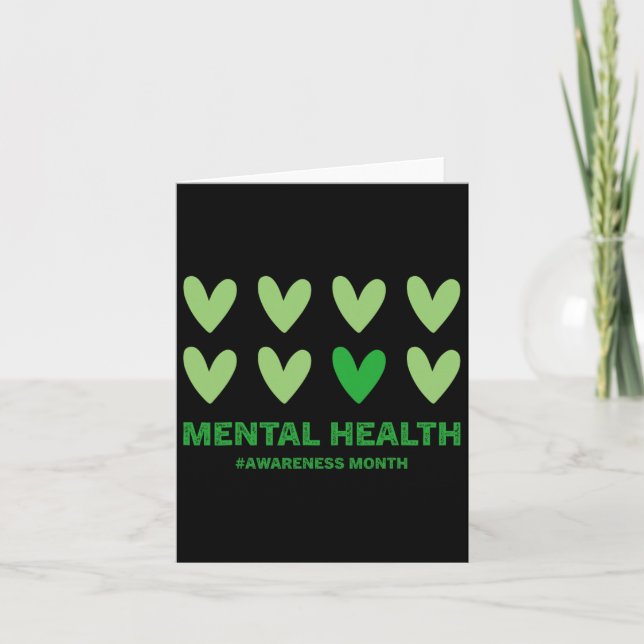 Health Awareness Month  Card (Front)