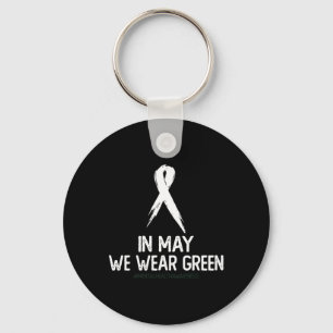 Health Awareness Month In May We Wear Green Key Ring