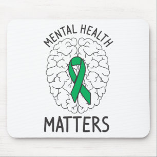 Health Awareness Month Mental Health Problems Posi Mouse Mat