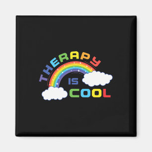 Health Awareness Month Therapy Is Cool Positive Qu Magnet