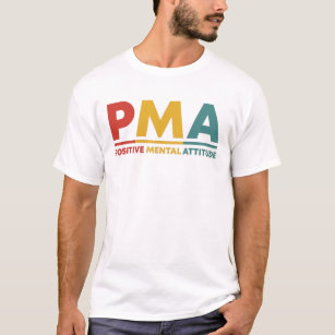 Health Awareness Retro Positive Mental Attitude T-Shirt