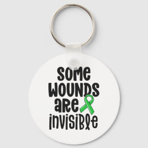 Health Awareness Some Wounds Are Invisible 1  Key Ring