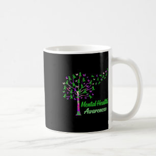 Health Awareness Tree Ribbons Supporter Graphic  Coffee Mug