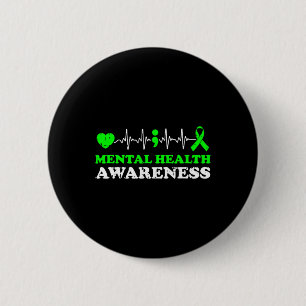 Health Awareness Warrior Counsellor Therapist 1 6 Cm Round Badge