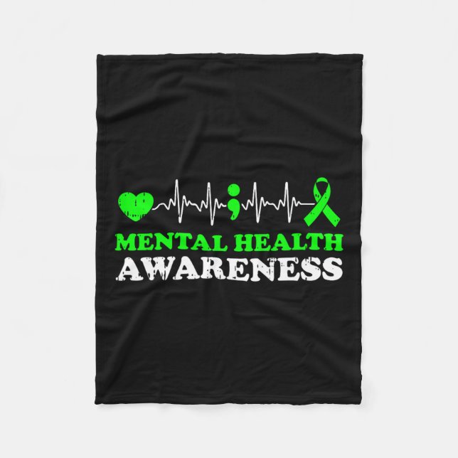 Health Awareness Warrior Counsellor Therapist 1  Fleece Blanket (Front)