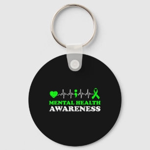 Health Awareness Warrior Counsellor Therapist 1  Key Ring