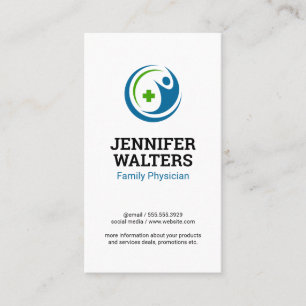 Health Care   Physician Business Card
