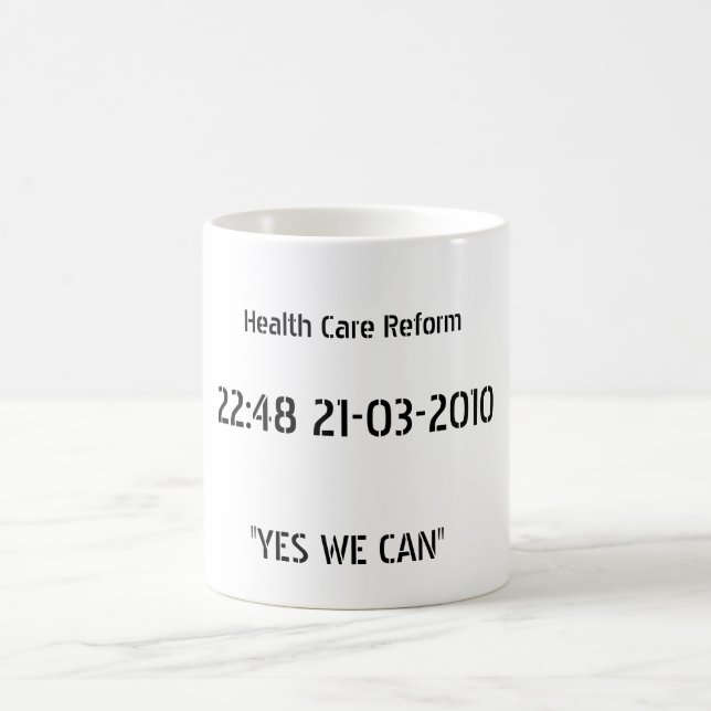 Health Care Reform Victory Mug (Center)