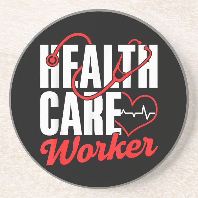 Health Care Worker Free Universal Affordable Healt Coaster (Front)
