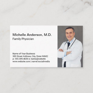 Health Care Worker   Medical Doctor Crossed Arms Business Card