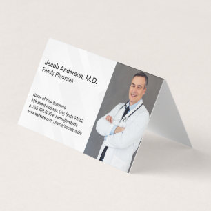 Health Care Worker   Medical Doctor Template Business Card