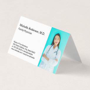Health Care Worker   Medical Doctor Template Business Card